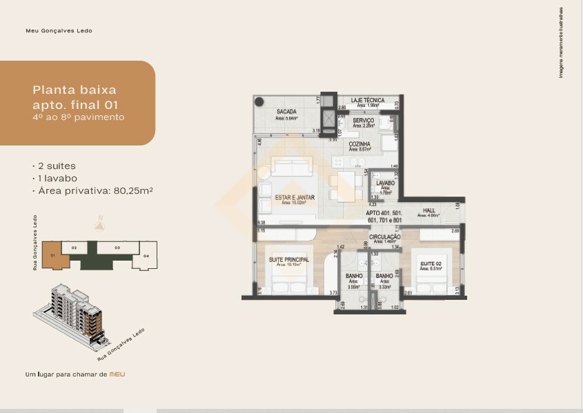 Apartamentos Ed. MEU Gonçalves Ledo