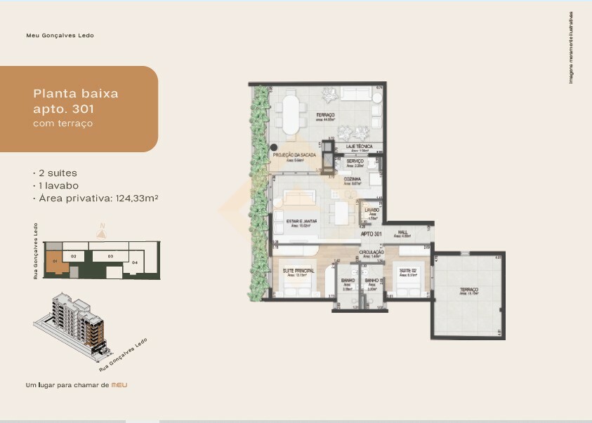 Apartamentos Ed. MEU Gonçalves Ledo