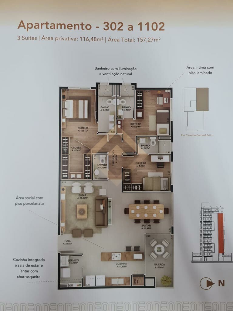 Apartamento Edificio Neo Zagonel | AP-00101