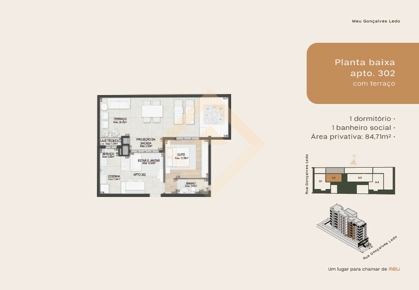 Apartamentos Ed. MEU Gonçalves Ledo | AP-00349