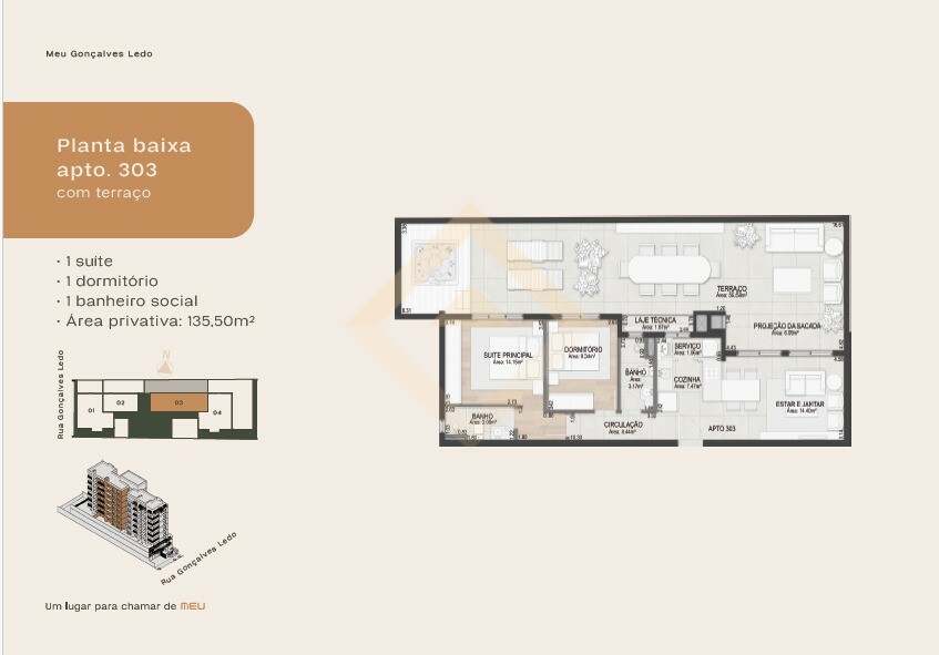 Apartamentos Ed. MEU Gonçalves Ledo | AP-00349