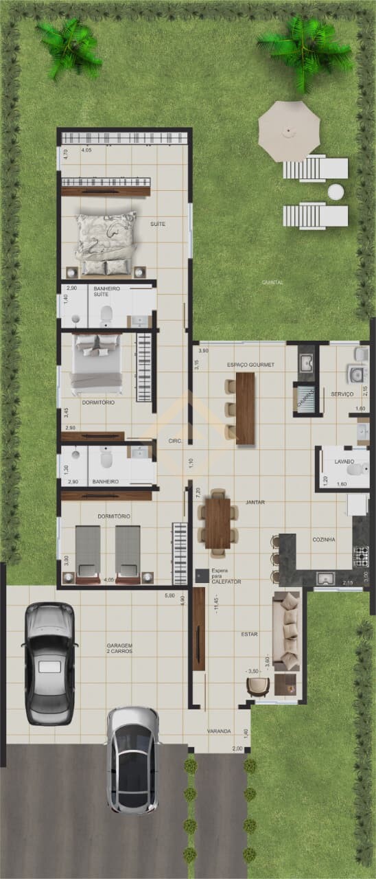 Casa no Condominio Belle Ville | CA-00353